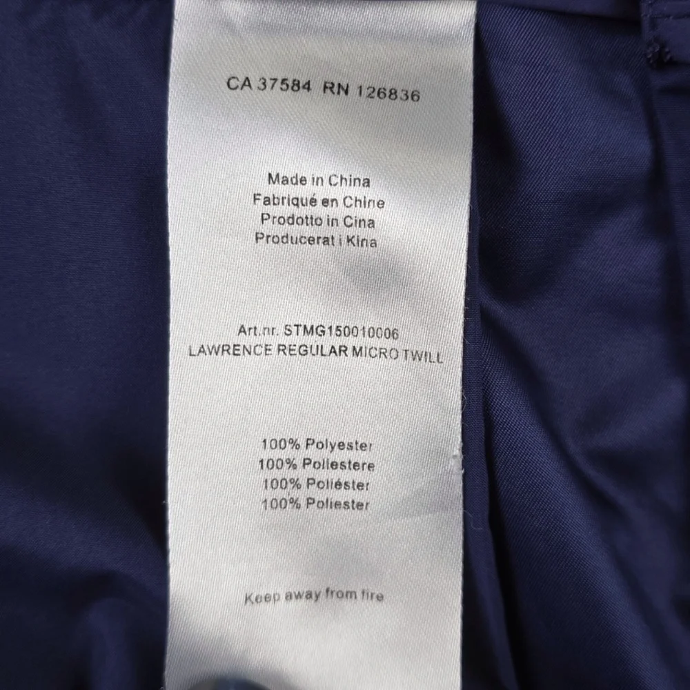 J.Lindeberg Lawrence Cargo Shorts | Navy Blue Micro Twill | Size 38